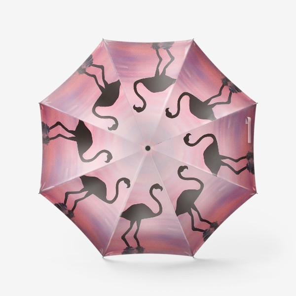 Зонт «Розовые фламинго»
