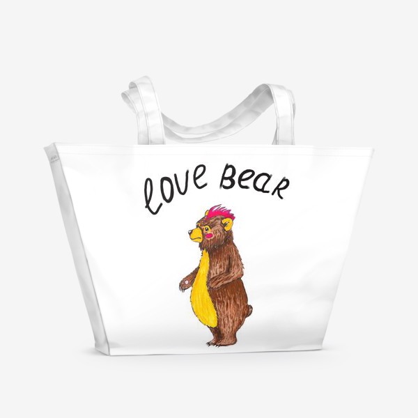 Пляжная сумка «Love Bear»