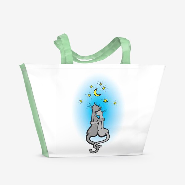 Пляжная сумка «Мартовские кошки»