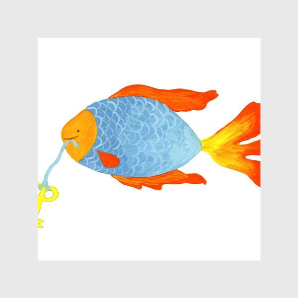 Шторы «Рыбка с золотым ключиком»