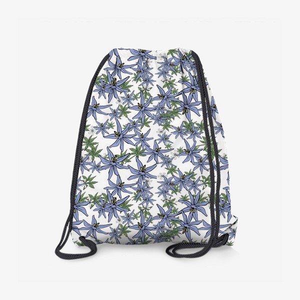 Рюкзак «красивые фиолетовые цветы»
