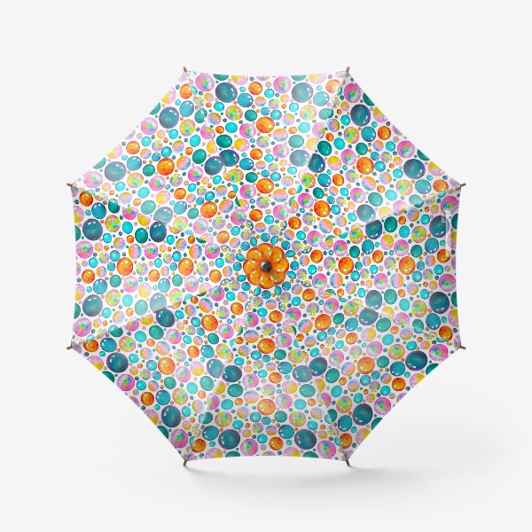 Зонт «Паттерн мыльные пузыри»
