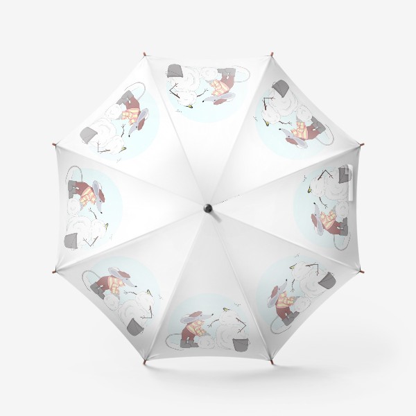Зонт «Мышка и синичка»