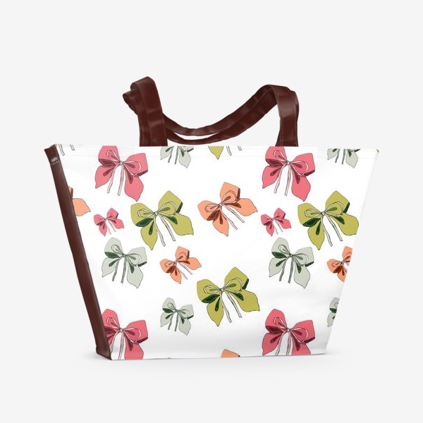Пляжная сумка «красивые бантики»
