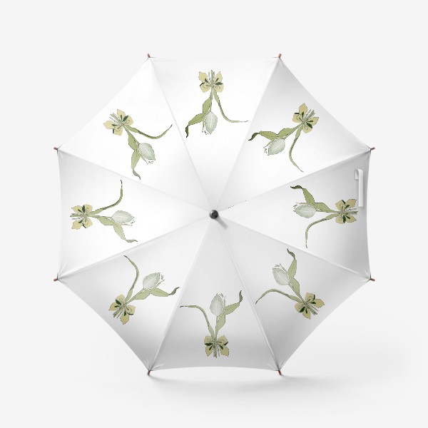 Зонт «зеленый тюльпан»