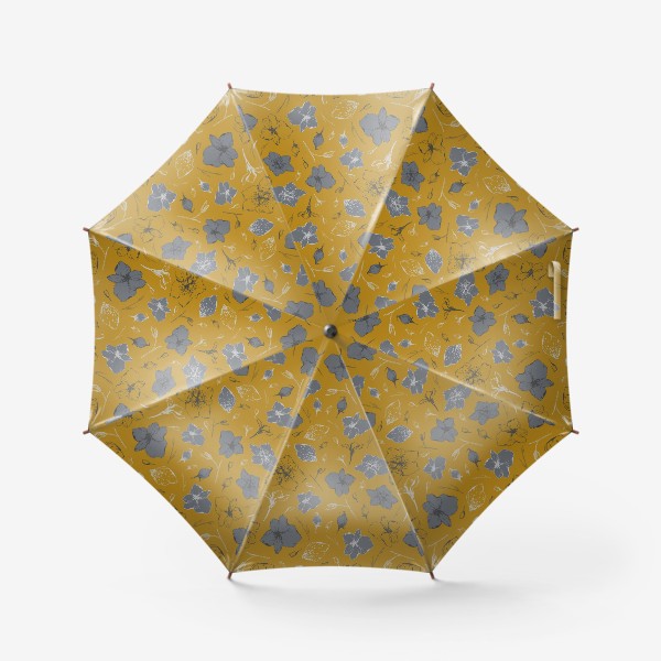 Зонт «Паттерн, цветы, графика»