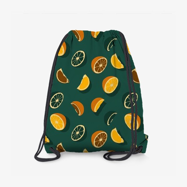 Рюкзак «Паттерн, апельсин, цитрус»