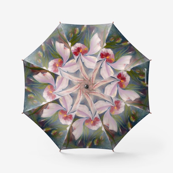 Зонт «белые орхидеи»