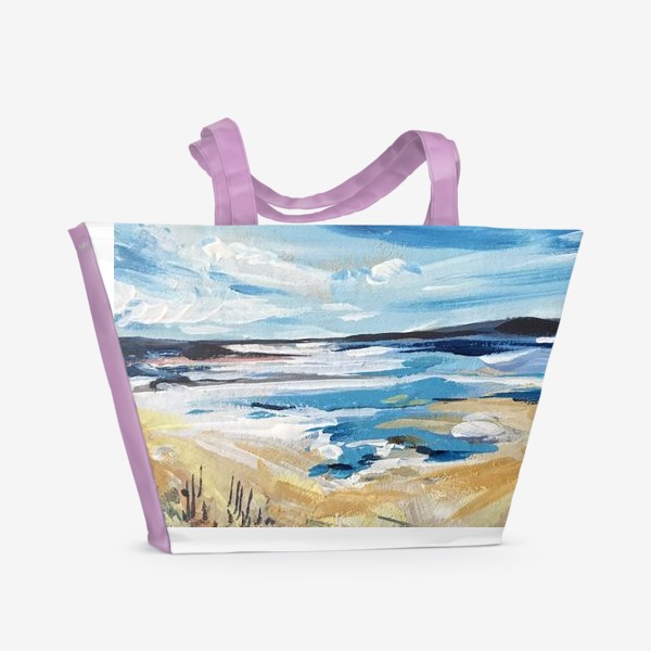 Пляжная сумка «Пейзажное море»
