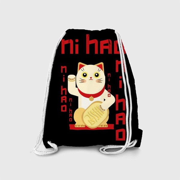 Рюкзак «Денежный кот Манэки-нэко»