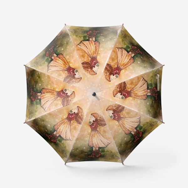 Зонт «Осенний скетч»