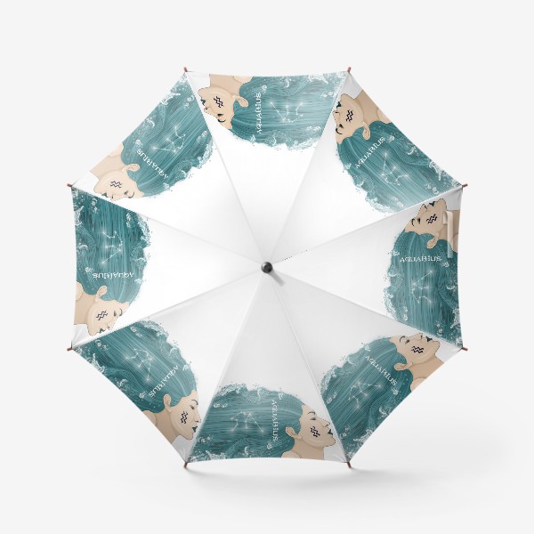 Зонт «Девушка водолей»
