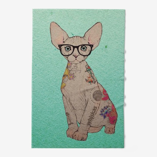 Полотенце «Cat Tattoo»