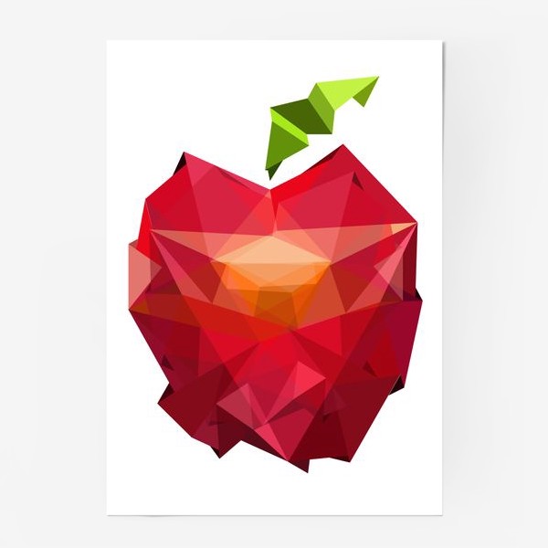 Постер «Красное яблоко»