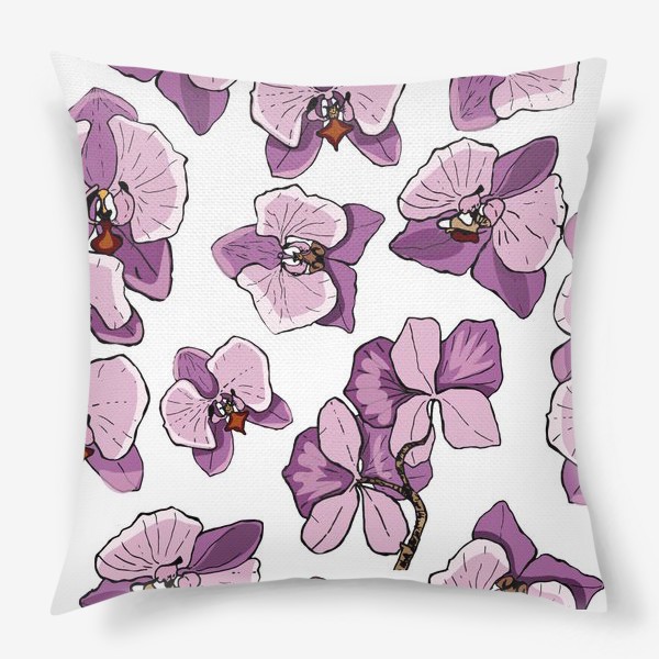 Подушка «орхидеи»