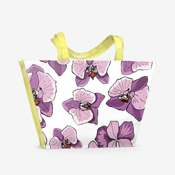 Пляжная сумка &laquo;орхидеи&raquo;