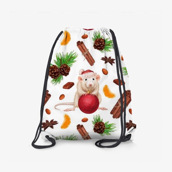 Рюкзак «Новогодняя мышка cо сладостями»