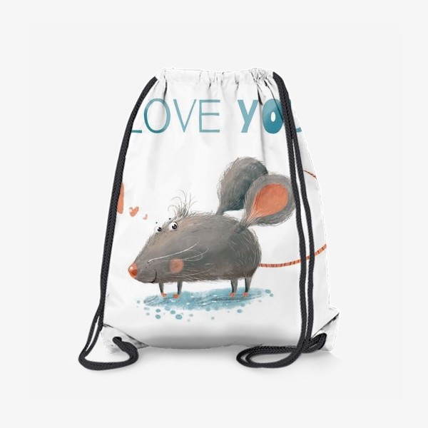 Рюкзак «Влюбленный мышь»