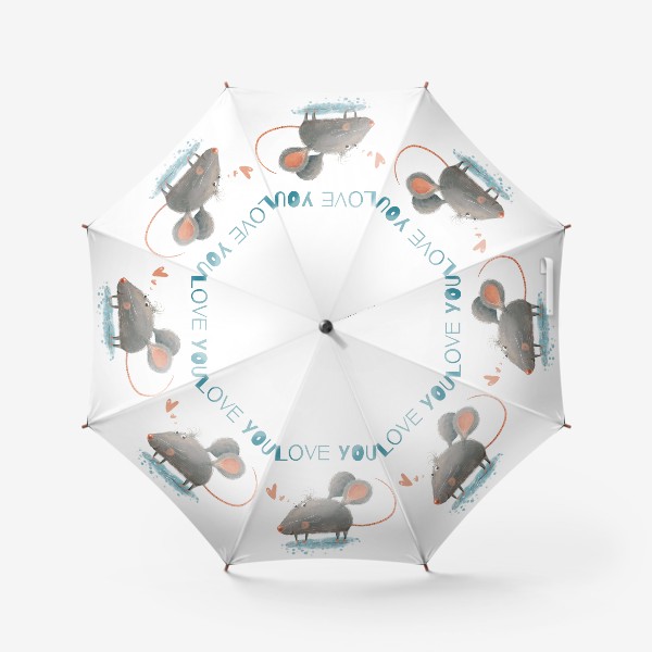 Зонт «Влюбленный мышь»