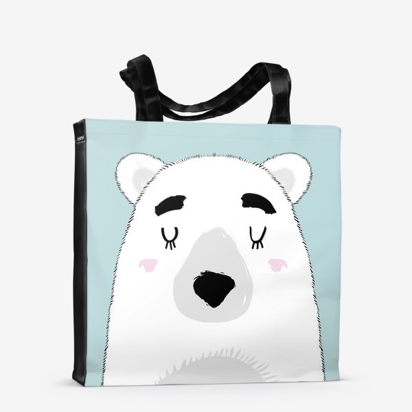 Сумка-шоппер «Белый полярный медведь»