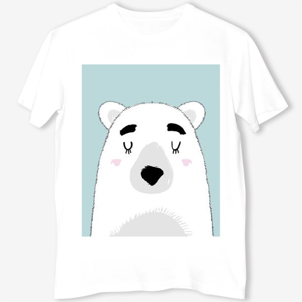 Футболка «Белый полярный медведь»