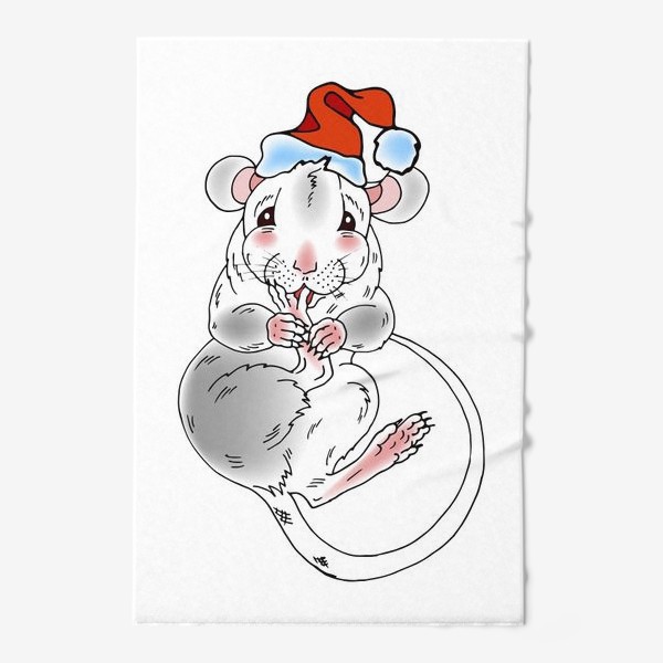 Полотенце «Мышонок Санта»