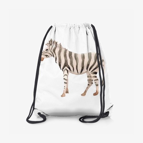 Рюкзак «Акварельная зебра»