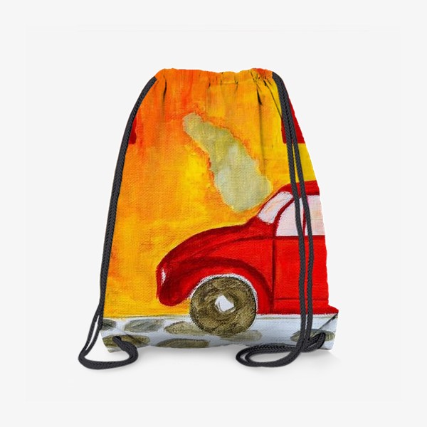 Рюкзак «Красная машина ( автомобиль)»