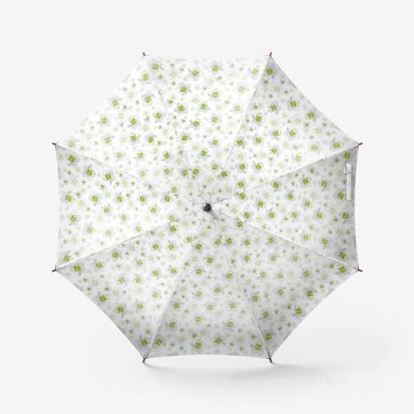Зонт «Акварельный цветочный принт»