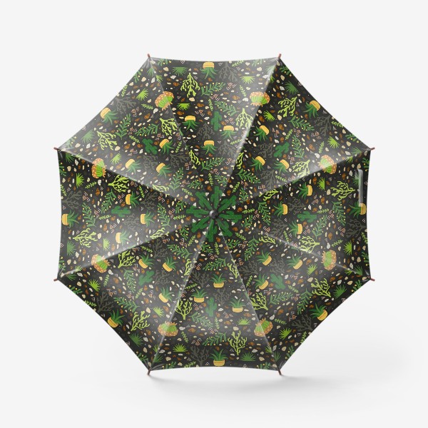 Зонт &laquo;Зеленый кактусовый сад&raquo;