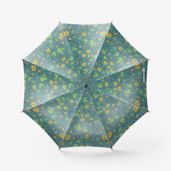 Зонт «растительный принт»