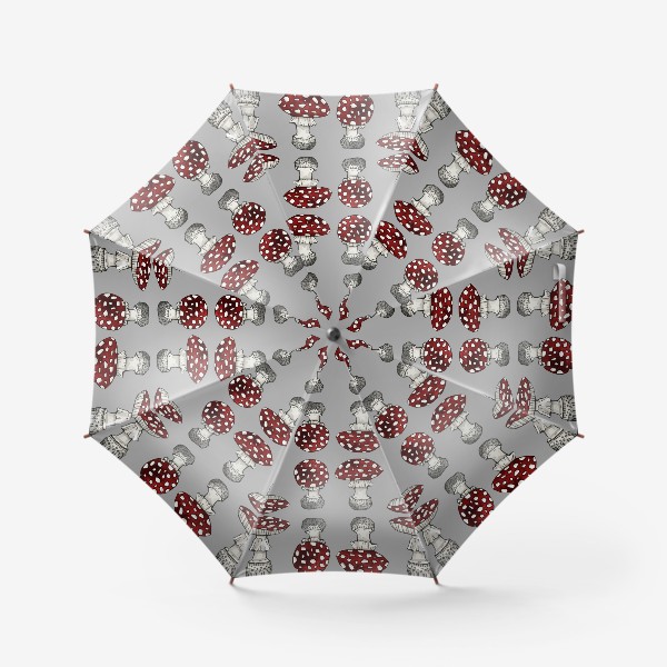 Зонт «Мухоморчики»
