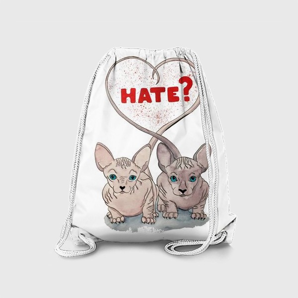 Рюкзак «Любовь и ненависть. Сфинксы.»