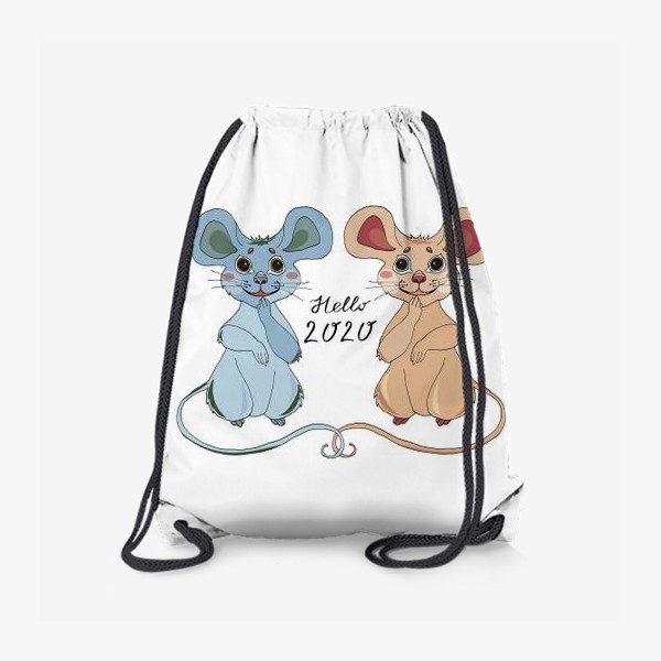 Рюкзак «Мышки ждут новый год»