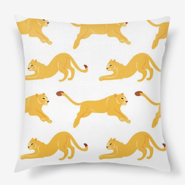 Подушка «Львы»