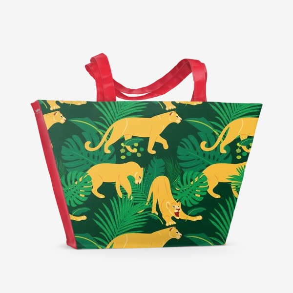 Пляжная сумка «Львы»