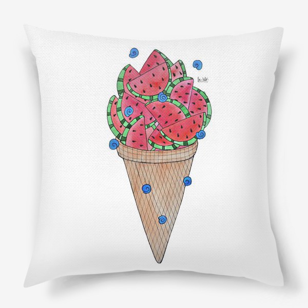 Подушка «Арбузное мороженое»