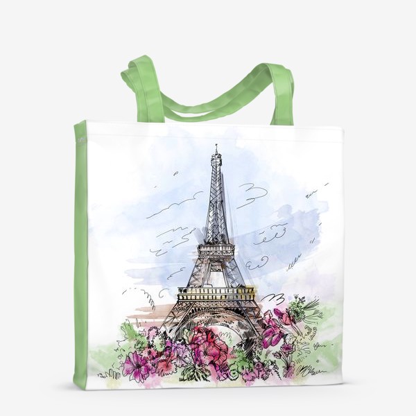 Сумка-шоппер «Париж - Эйфелева башня»
