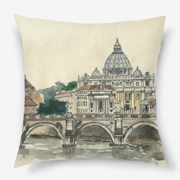 Подушка «Рим, Ватикан»