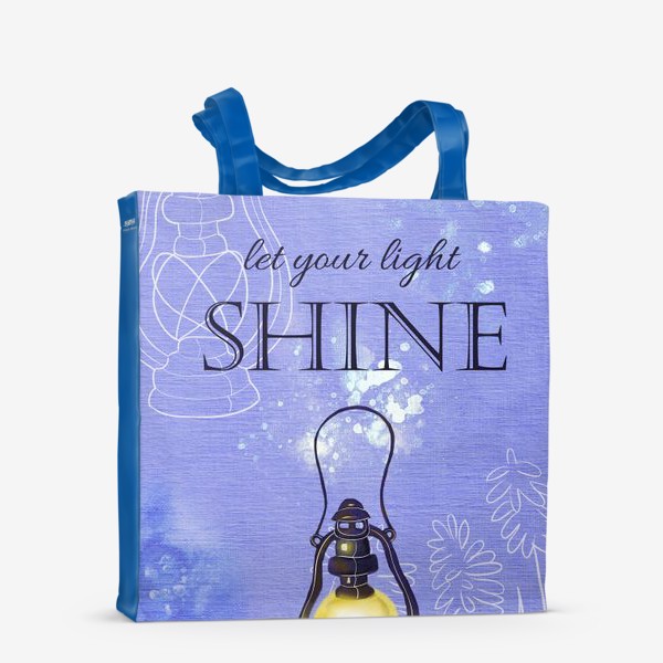 Сумка-шоппер «Let your light SHINE»