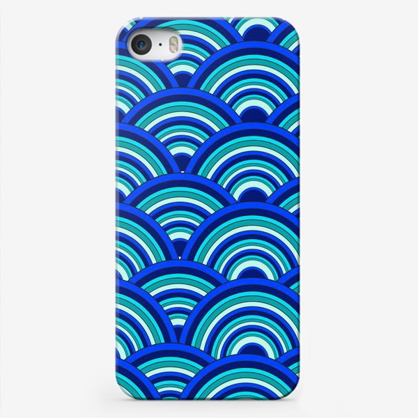 Чехол iPhone «BLUE Waves»