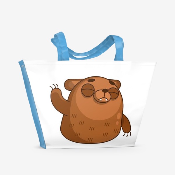 Пляжная сумка «Друг Медведь»