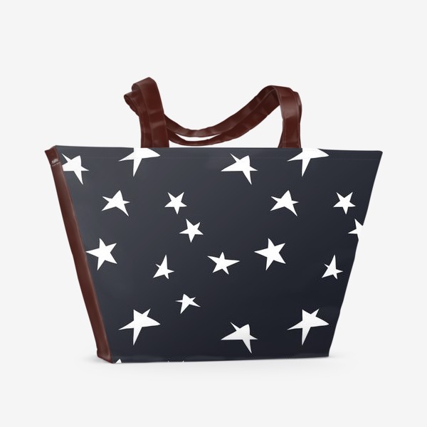 Пляжная сумка «Белые звезды»