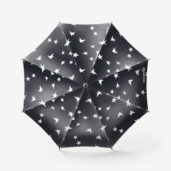 Зонт «Белые звезды»
