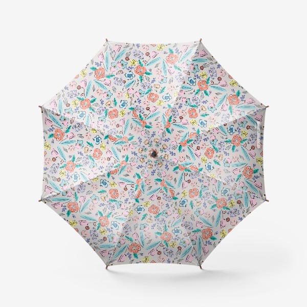 Зонт &laquo;Ситцевые цветы&raquo;