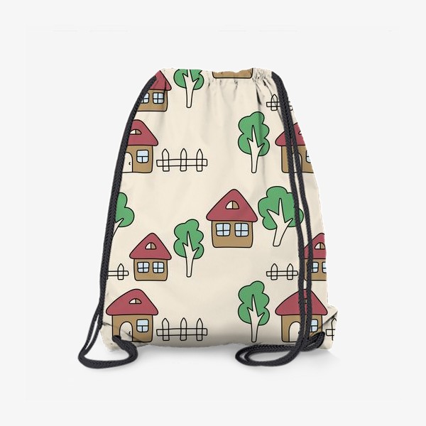 Рюкзак «Милые домики»