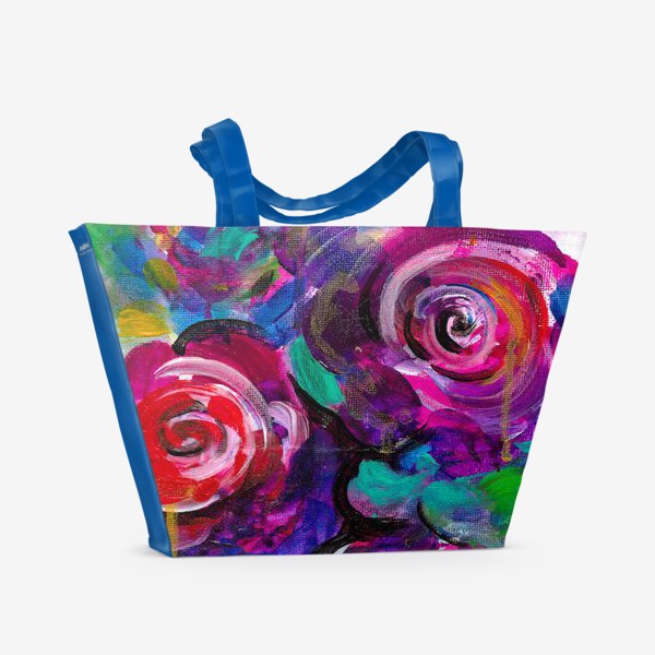 Пляжная сумка «Abstract flora»