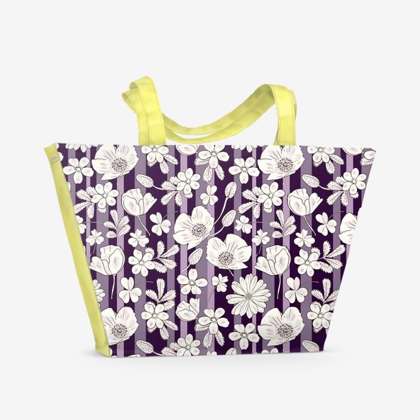 Пляжная сумка «Lilac meadow»