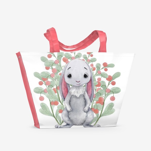 Пляжная сумка «Милый Кролик »