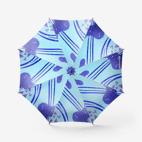 Зонт «Зимняя абстракция»